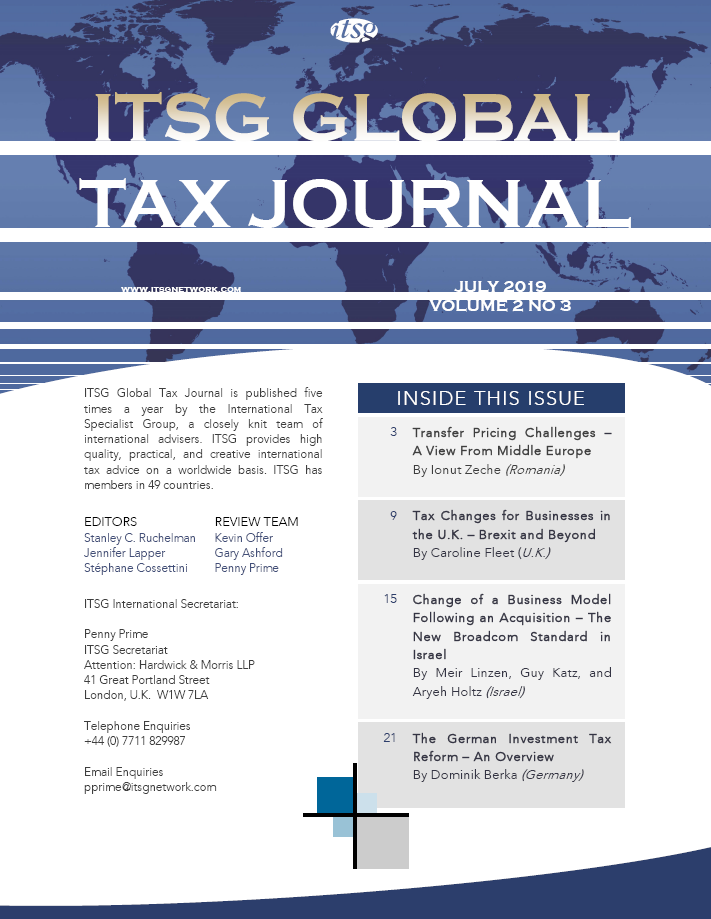 The German Investment Tax Reform An Overview
